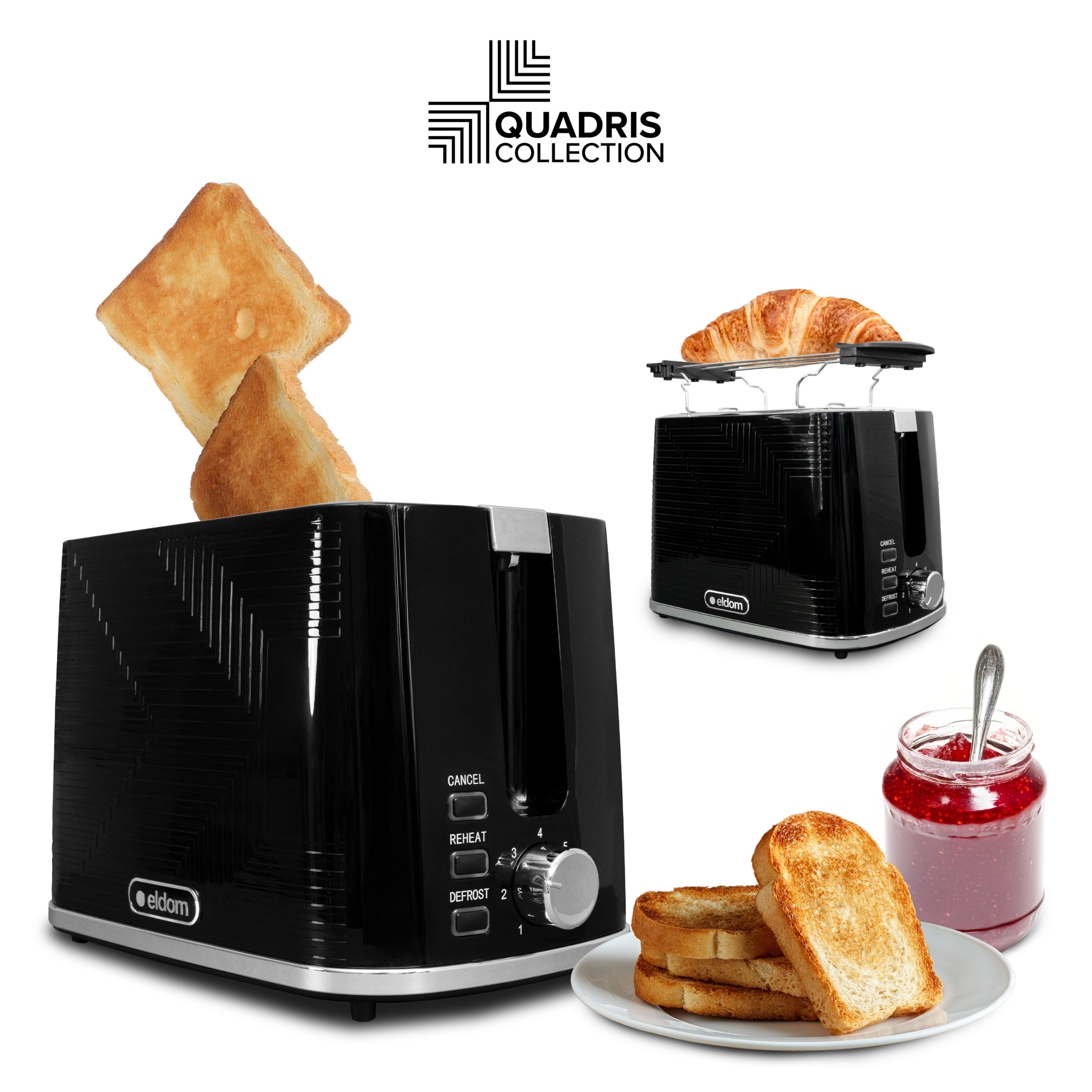 TOASTER IS320C POWER 900W 7 LEVELS OF TOASTING POWER