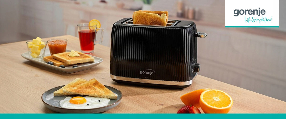 TOASTER OVEN FOR TOAST SANDWICHES T850DPB GORENJE BLACK Power rating 850 W