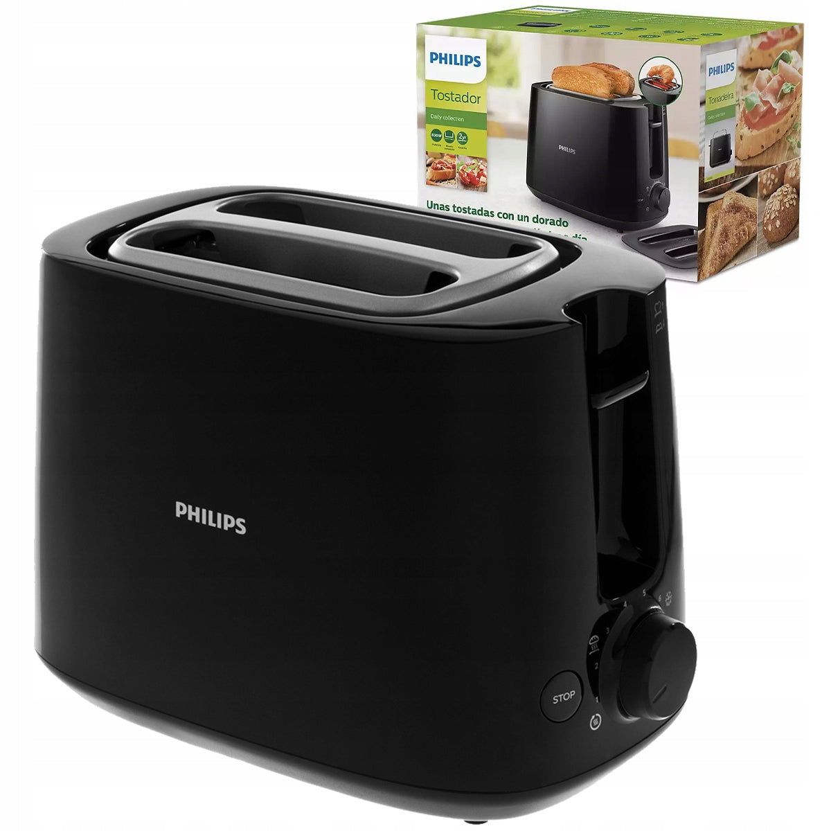 TOASTER PHILIPS HD2582/90 Daily Collection 900W Packaging status original