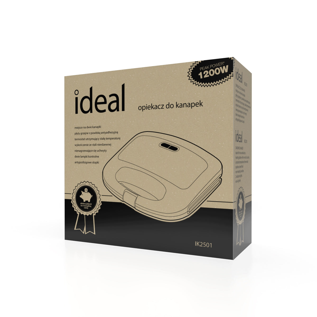 TOASTER SANDWICH NON-STICK COATING Packaging status original
