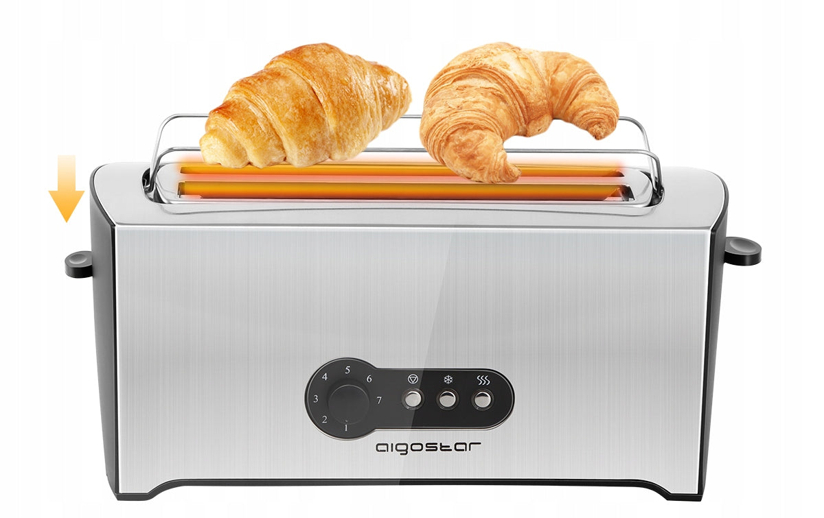 TOASTER SANDWICH TOASTER 7 LEVELS 900W 2 SLICES SILVER AIGOSTAR STRONG Manufacturer code 30MPX