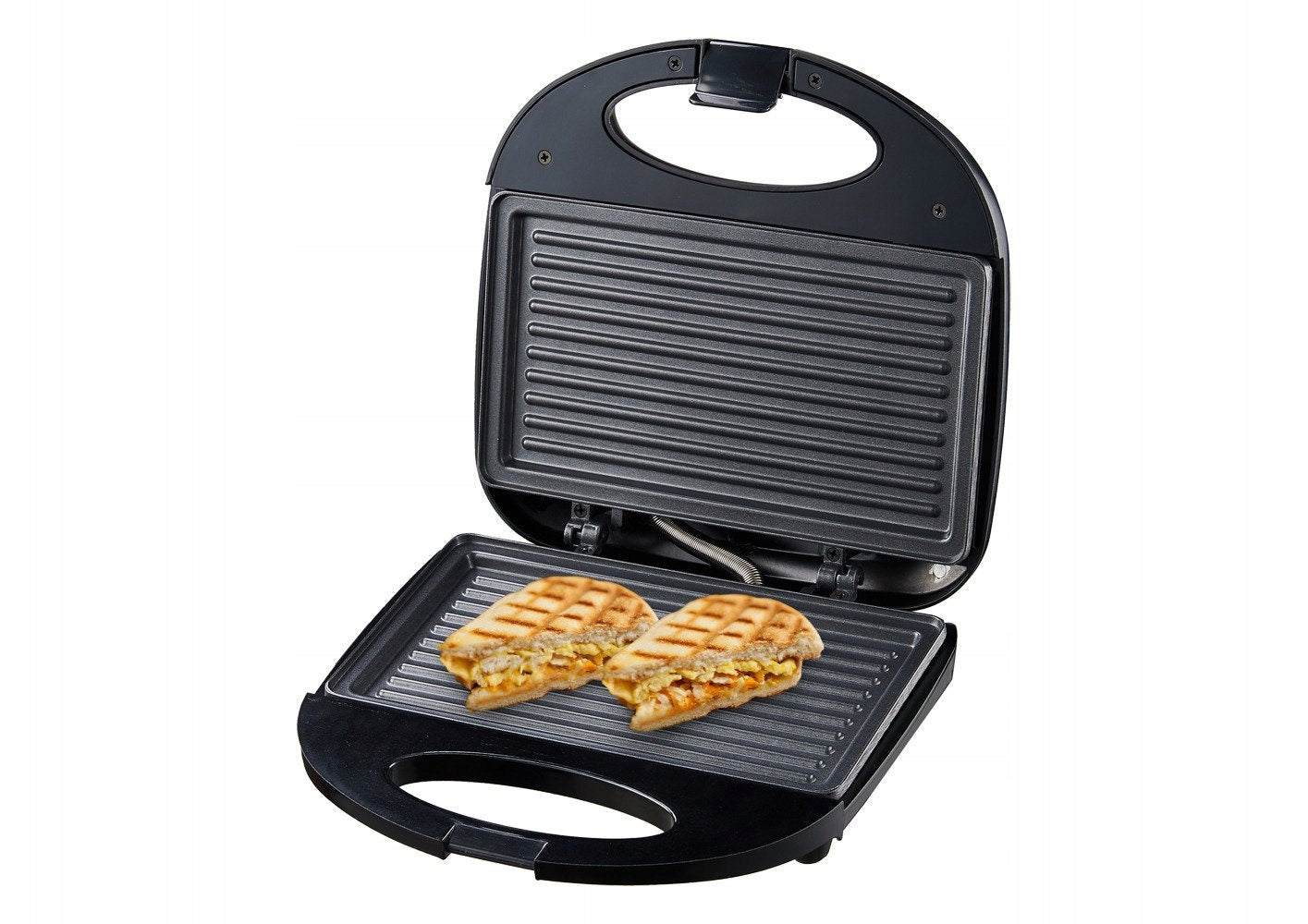 TOASTER TYPE GRILL FOR BAKING SANDWICHES PANINI TORTILLI 1000W Manufacturer code TOSTER OPIEKACZ GRILL ELEKTRYCZNY 1000W D1
