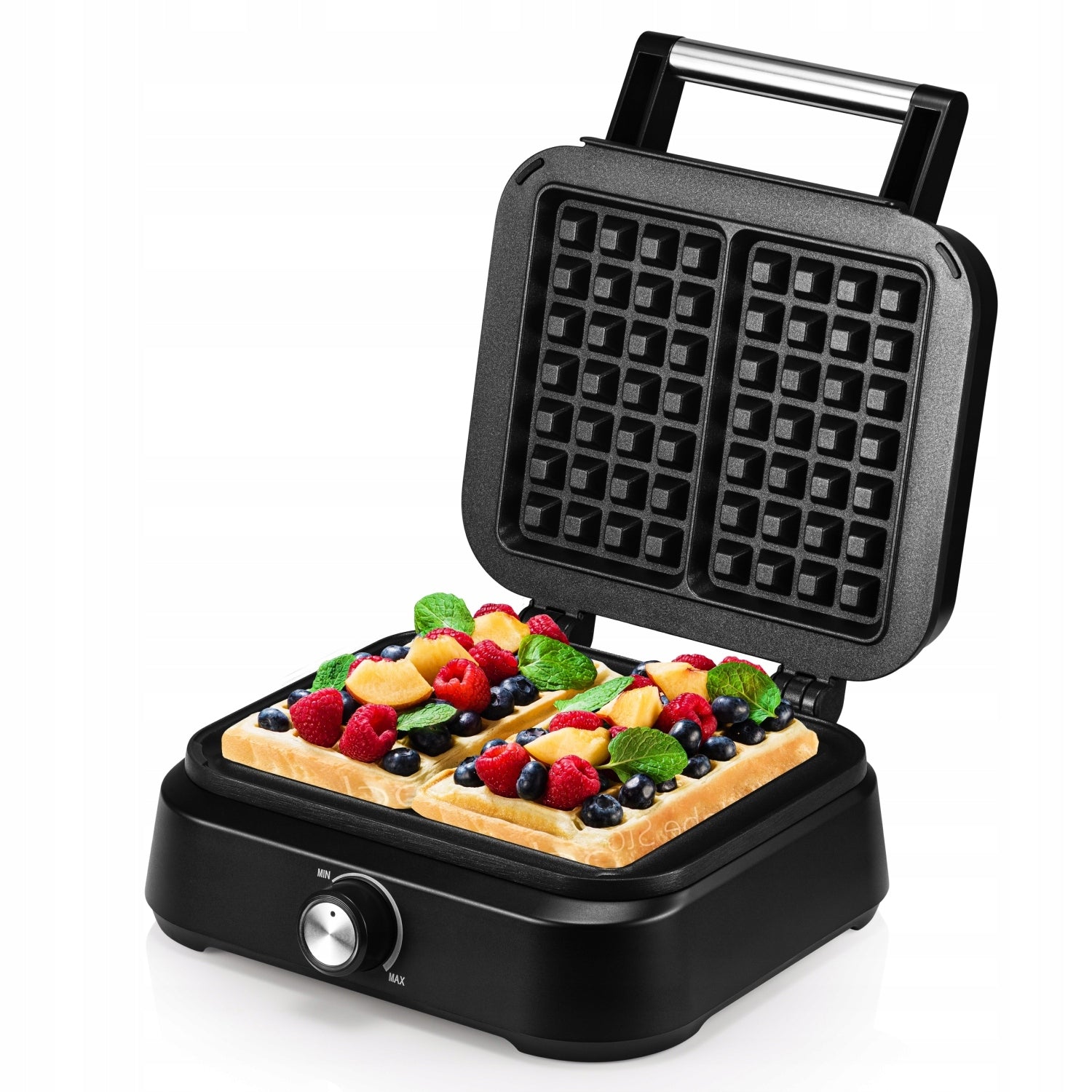 TOASTER WAFFLE MAKER 2 LARGE CRISPY XXL WAFFLES POWER MARBLE COATING Power rating 2200 W