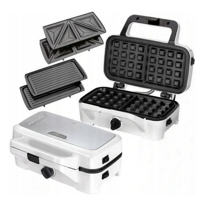TOASTER WAFFLE MAKER GRILL 3IN1 MPM MOP-33 1200W Brand no brand
