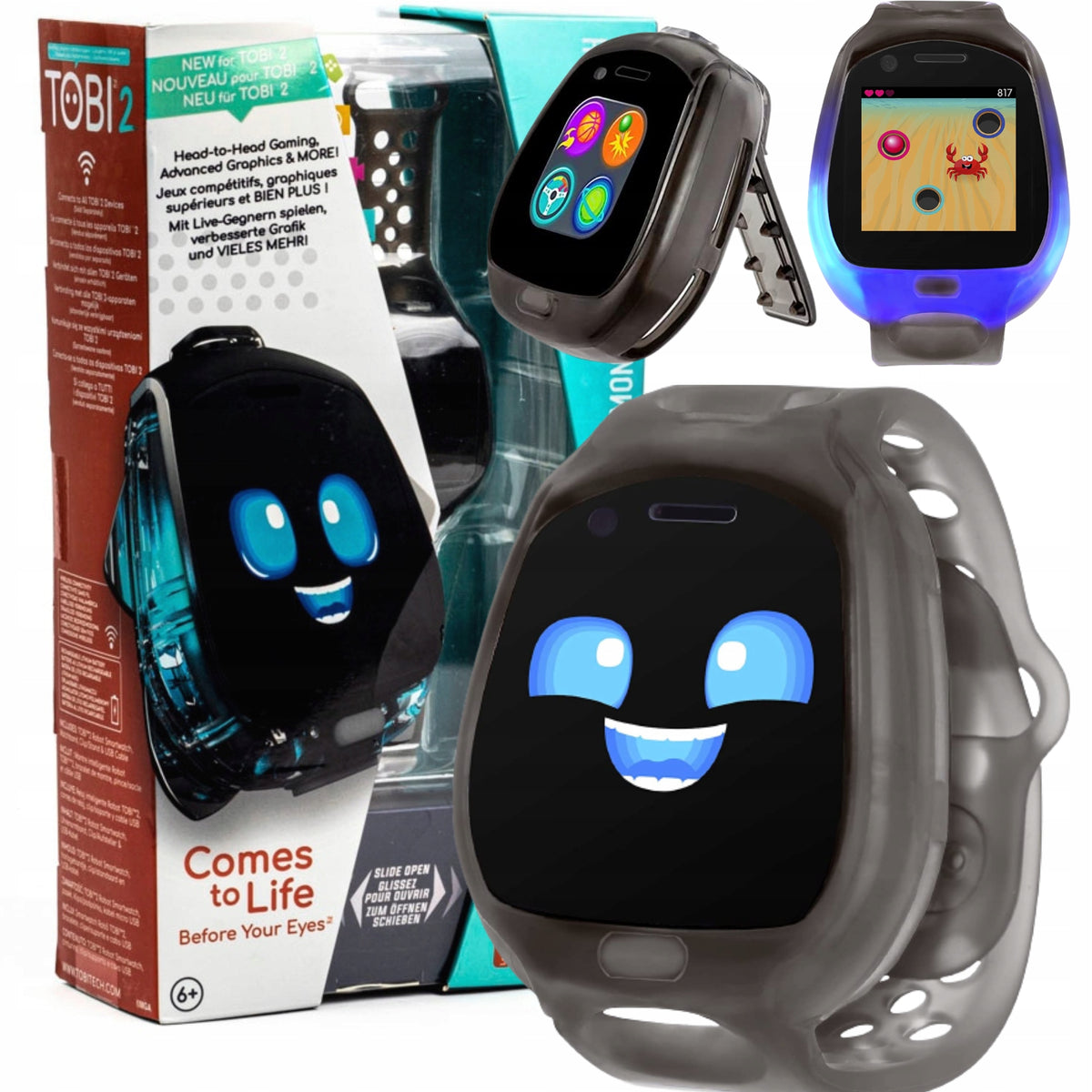 TOBI 2 Electronic Smart Watch for Children Black Little Tikes