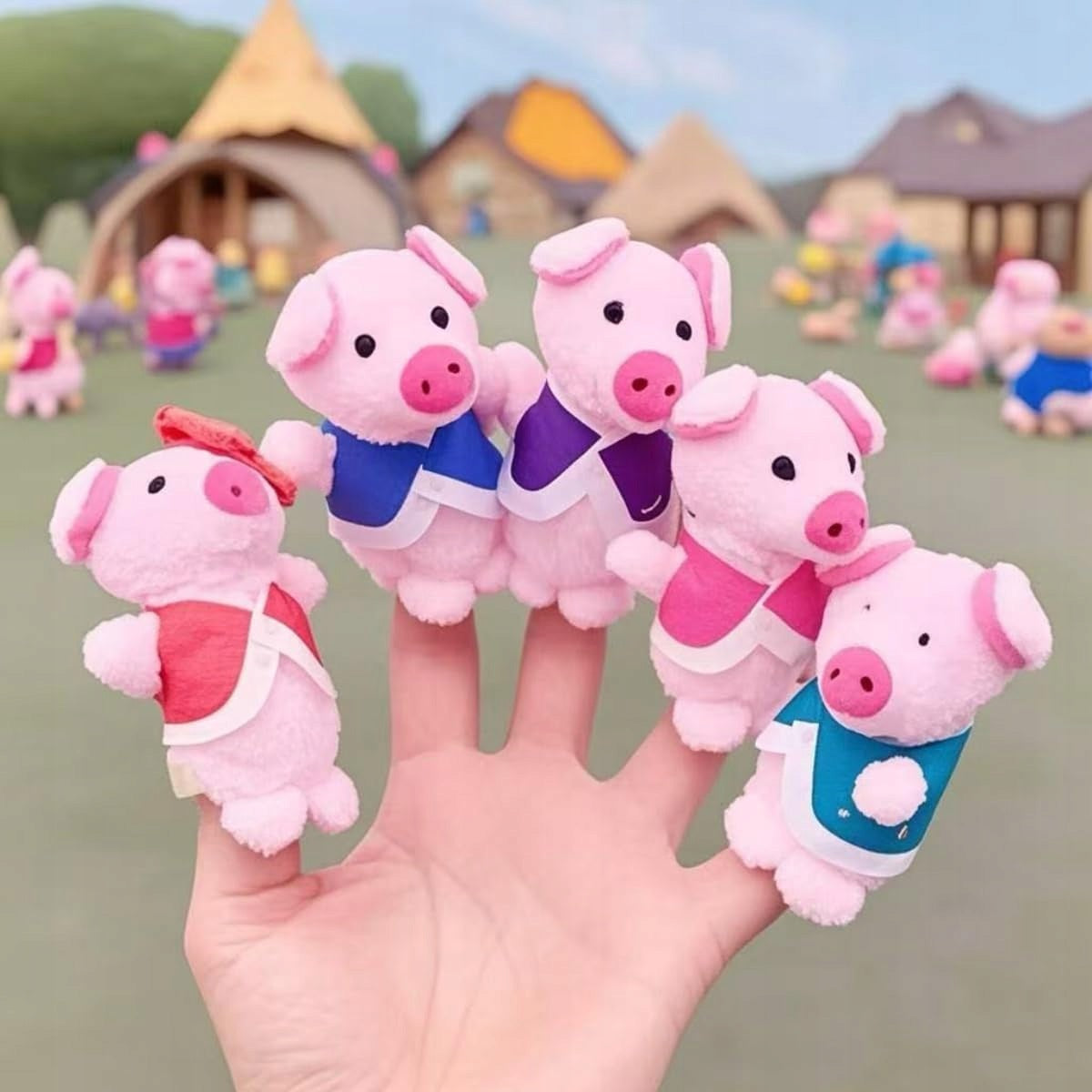 TOE PUPPETS PIG PLUSH FOR CHILDREN AND ADULTS Brand no brand