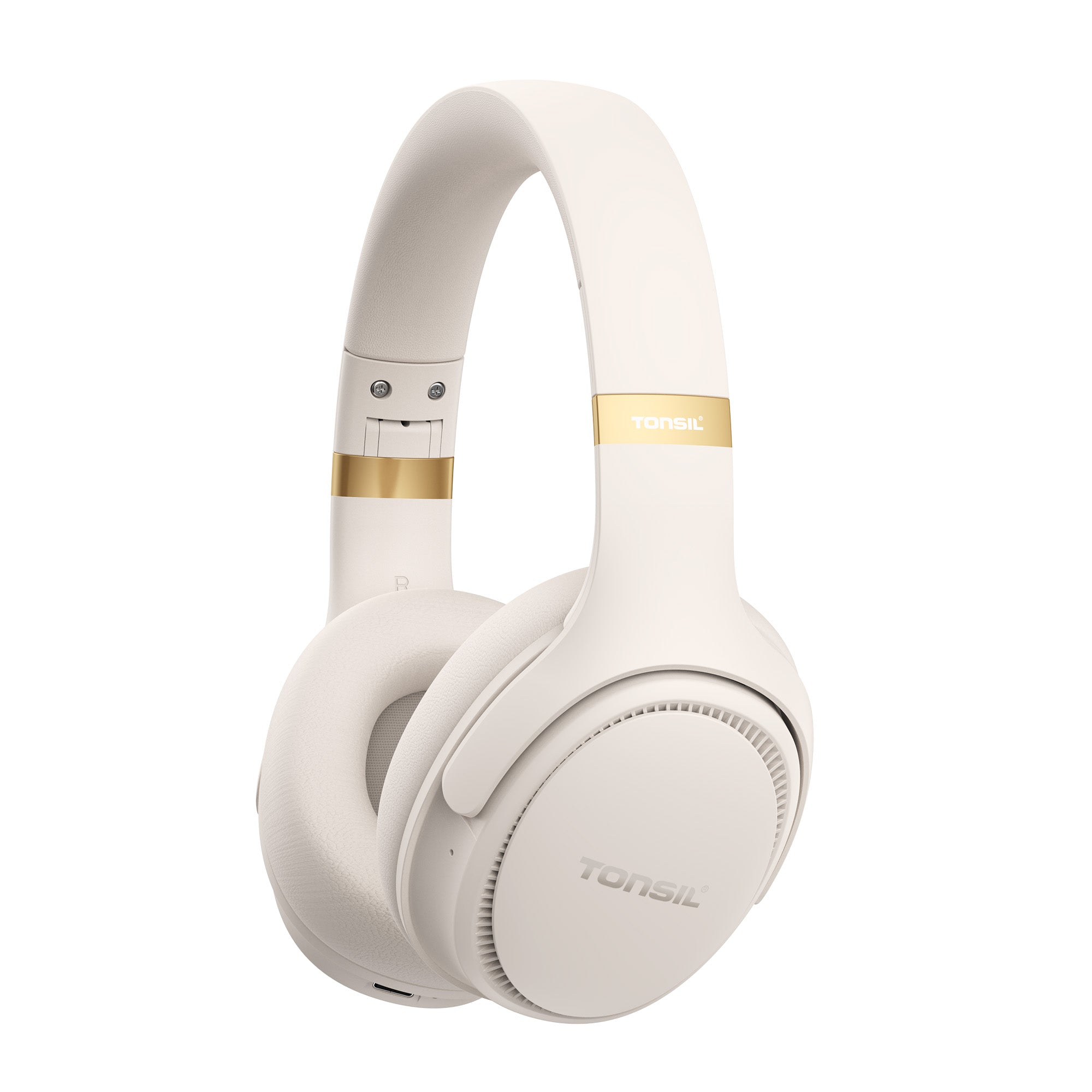 TONSIL R35BT PRO ANC Wireless Headphones BEIGE On-Ear Bluetooth