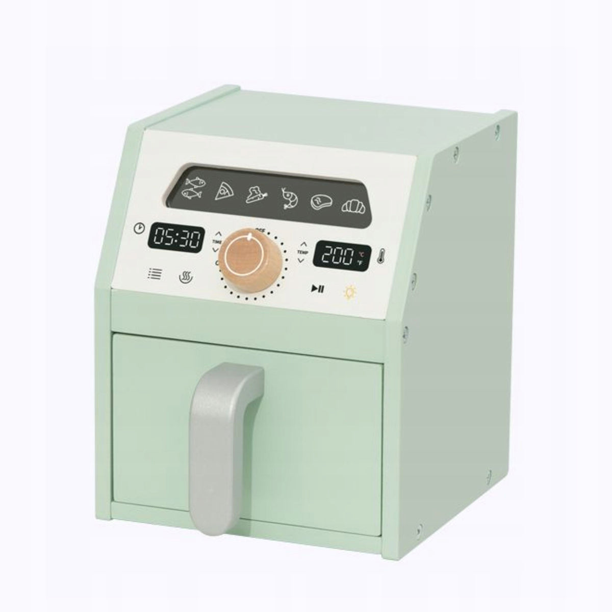 TOOKY TOY Wooden Air Fryer Fat Free Fryer Brand Tooky Toy