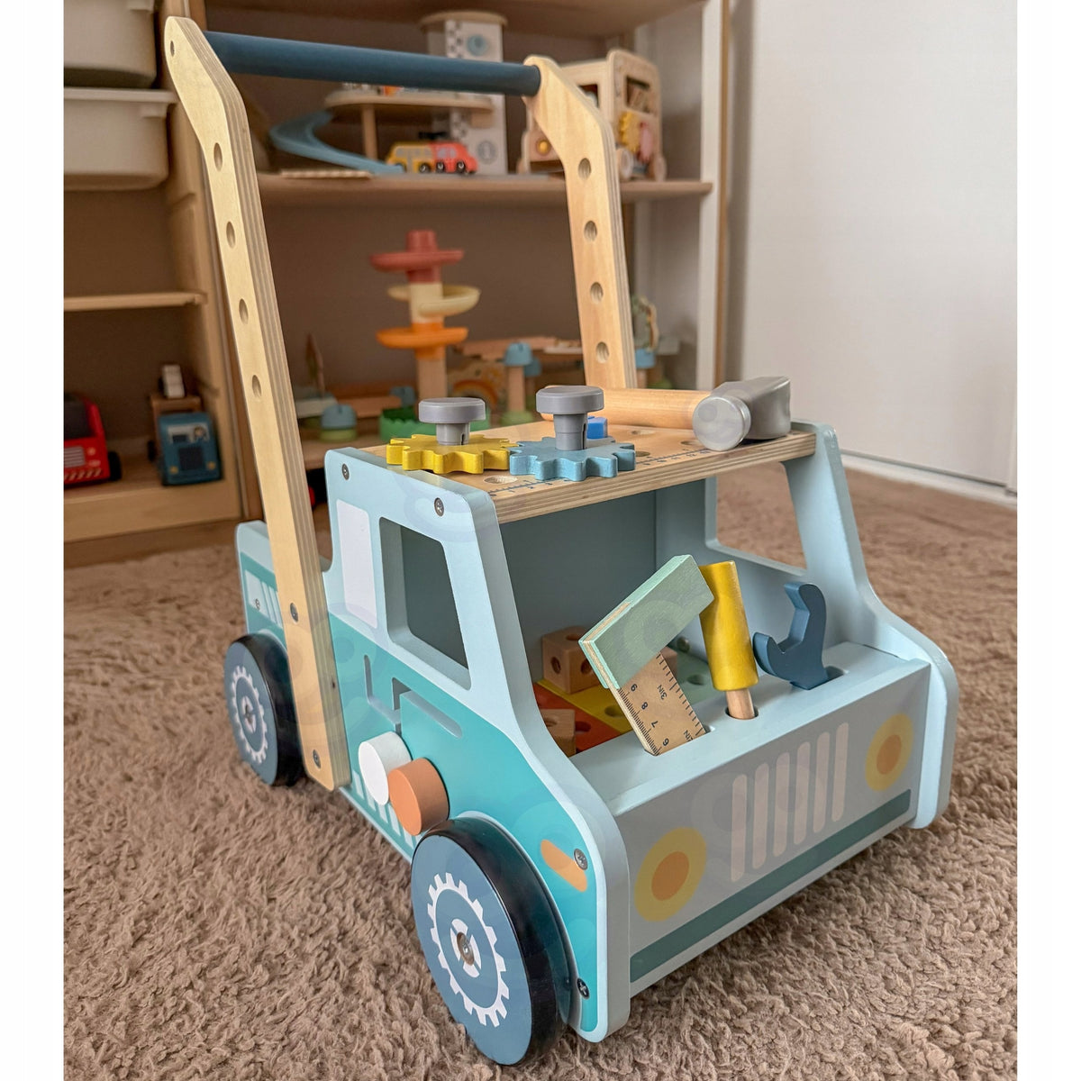 TOOKY TOY Wooden Walker Car Mini STEM Workshop Brand Tooky Toy
