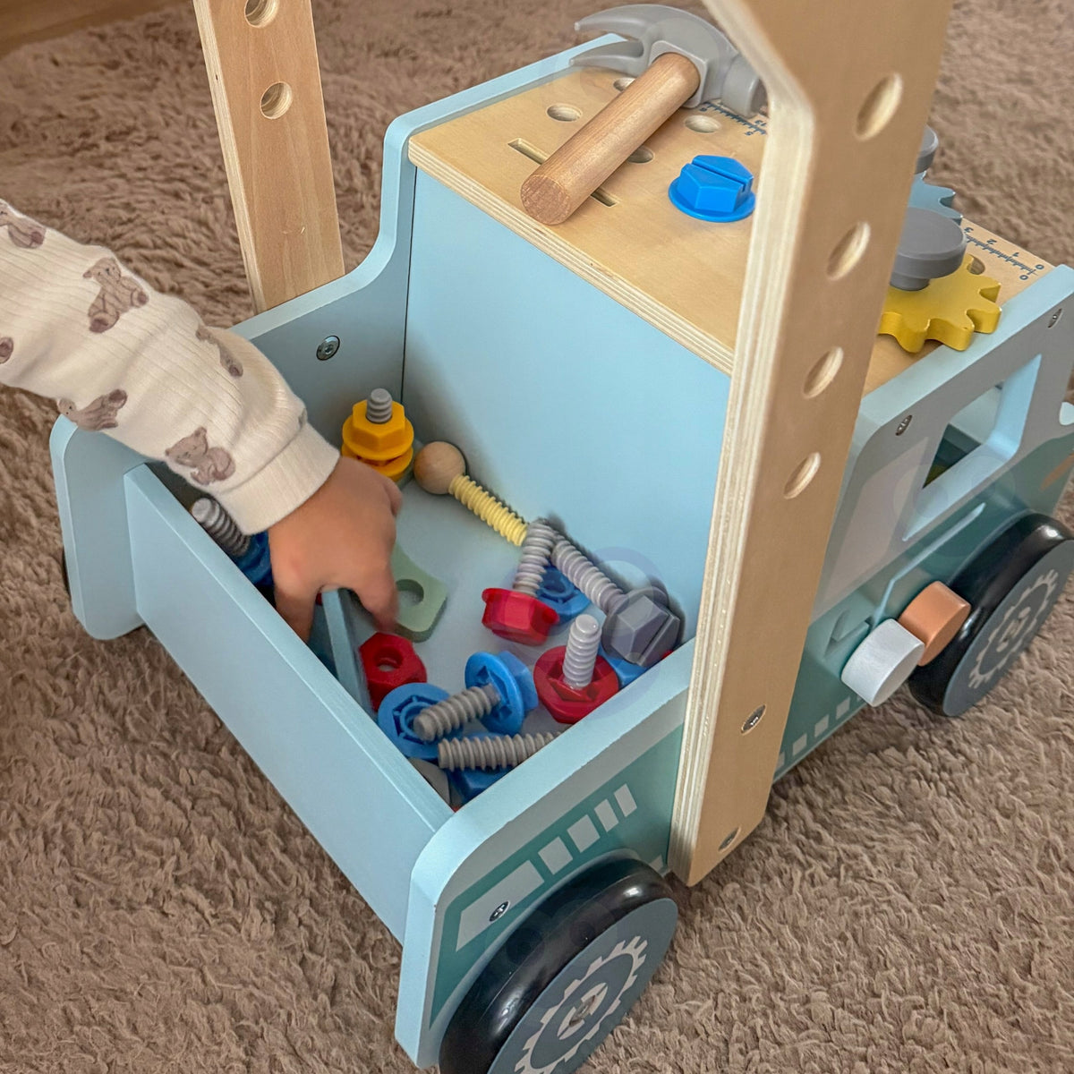 TOOKY TOY Wooden Walker Car Mini STEM Workshop Manufacturer code TJ931