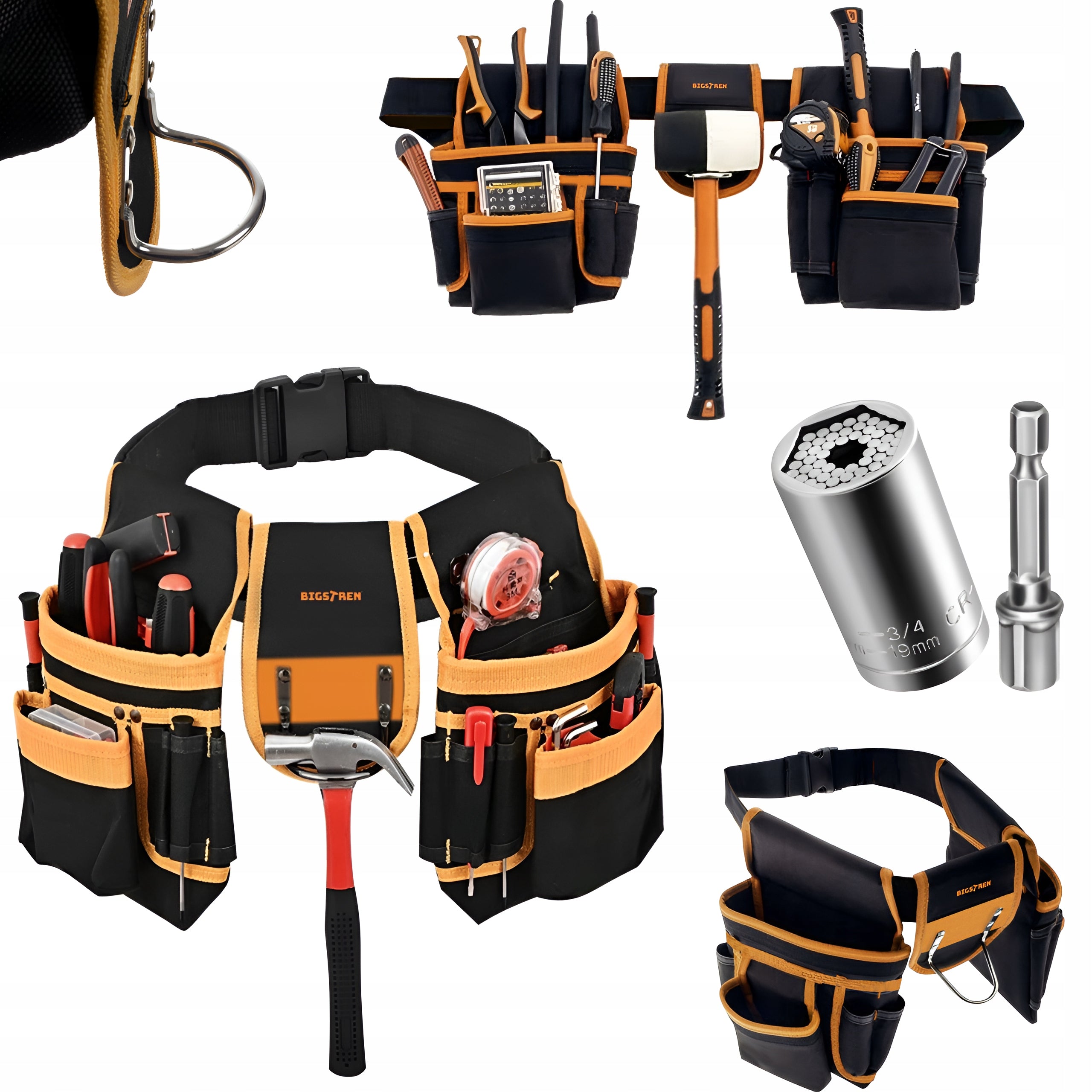 TOOL BELT FOR ROOFING CARPENTRY ASSEMBLY TOOLS Manufacturer code 00021862