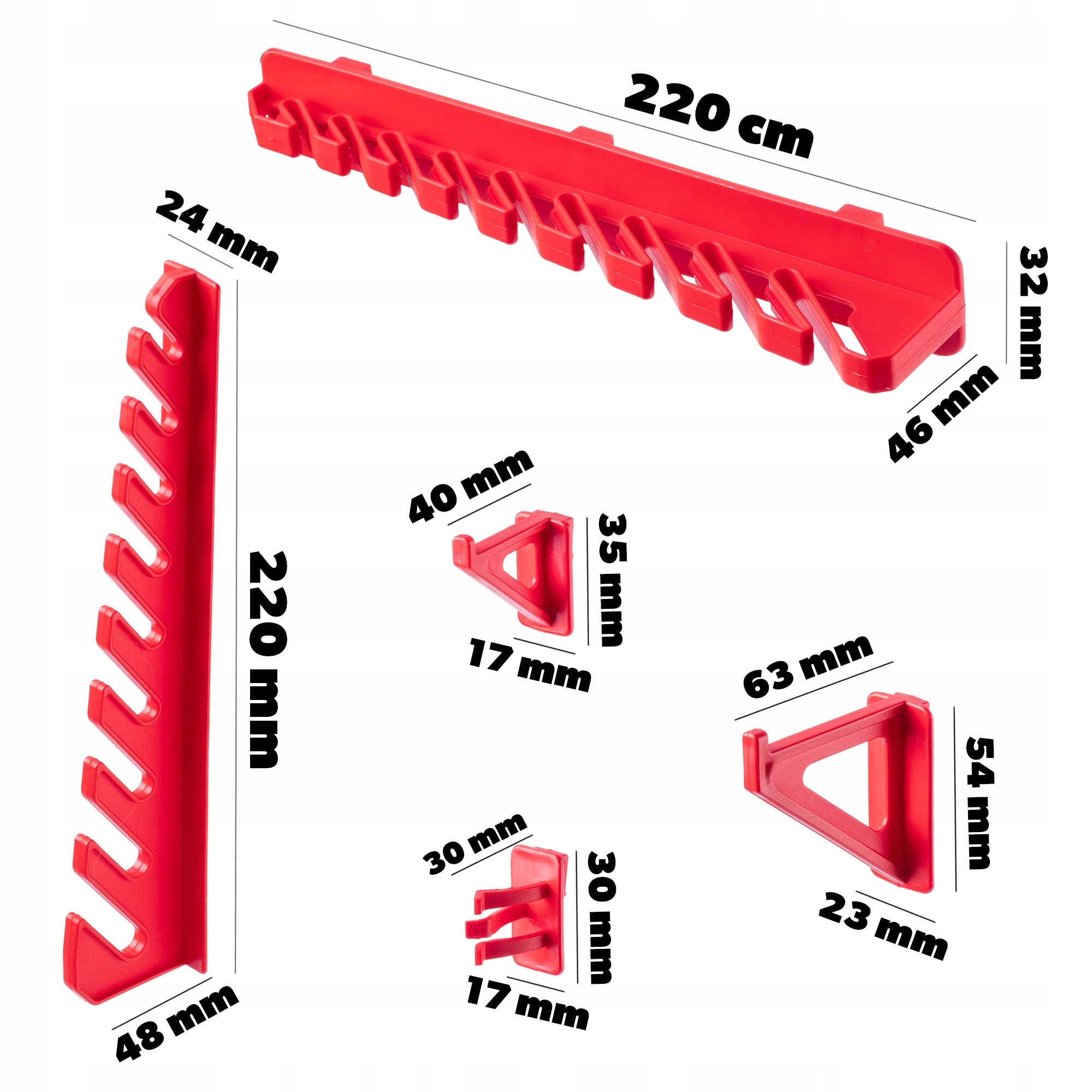 TOOL BOARD 232x78cm WORKSHOP WALL GARAGE FOR TOOLS 140EL Additional features hangable fastening holes for elements