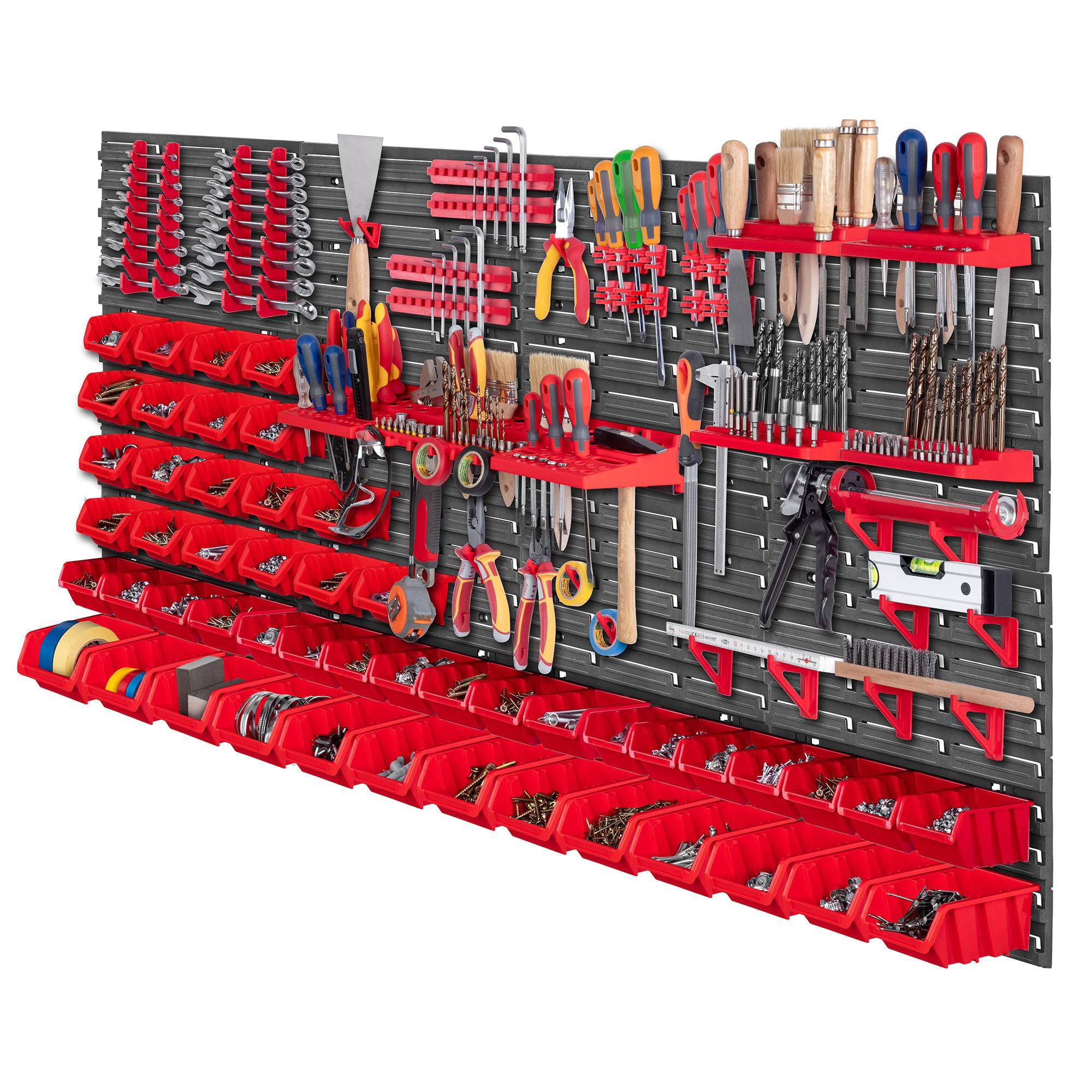 TOOL BOARD WORKSHOP WALL 156x78cm 95EL HANDLES LITTER BOXES GARAGE