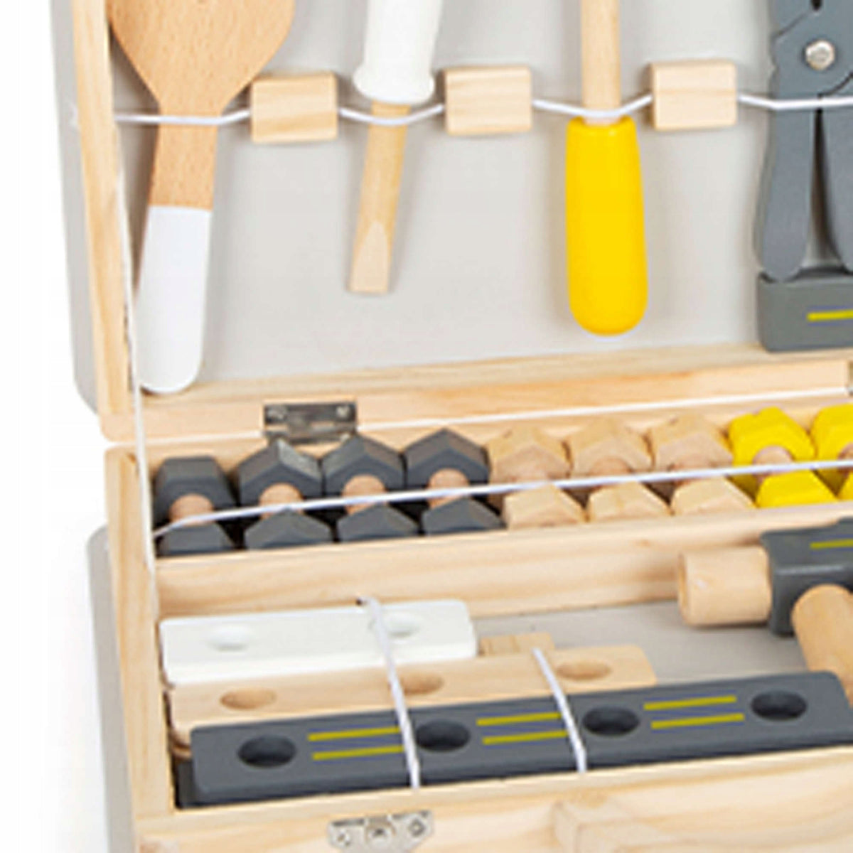TOOL BOX WOODEN TOOLS Color beige