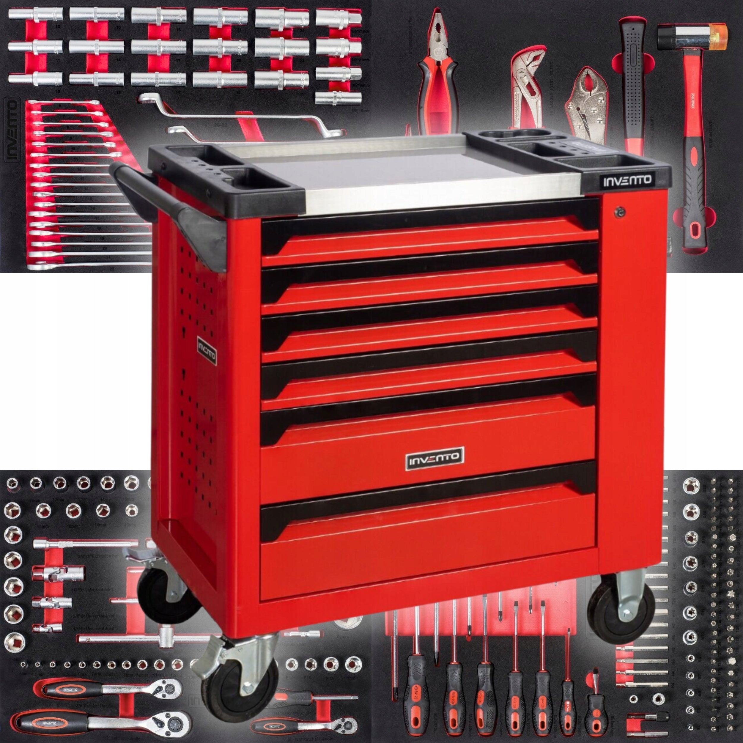 TOOL CABINET TOOL TROLLEY EQUIPMENT 220 EL. WORKSHOP CABINET