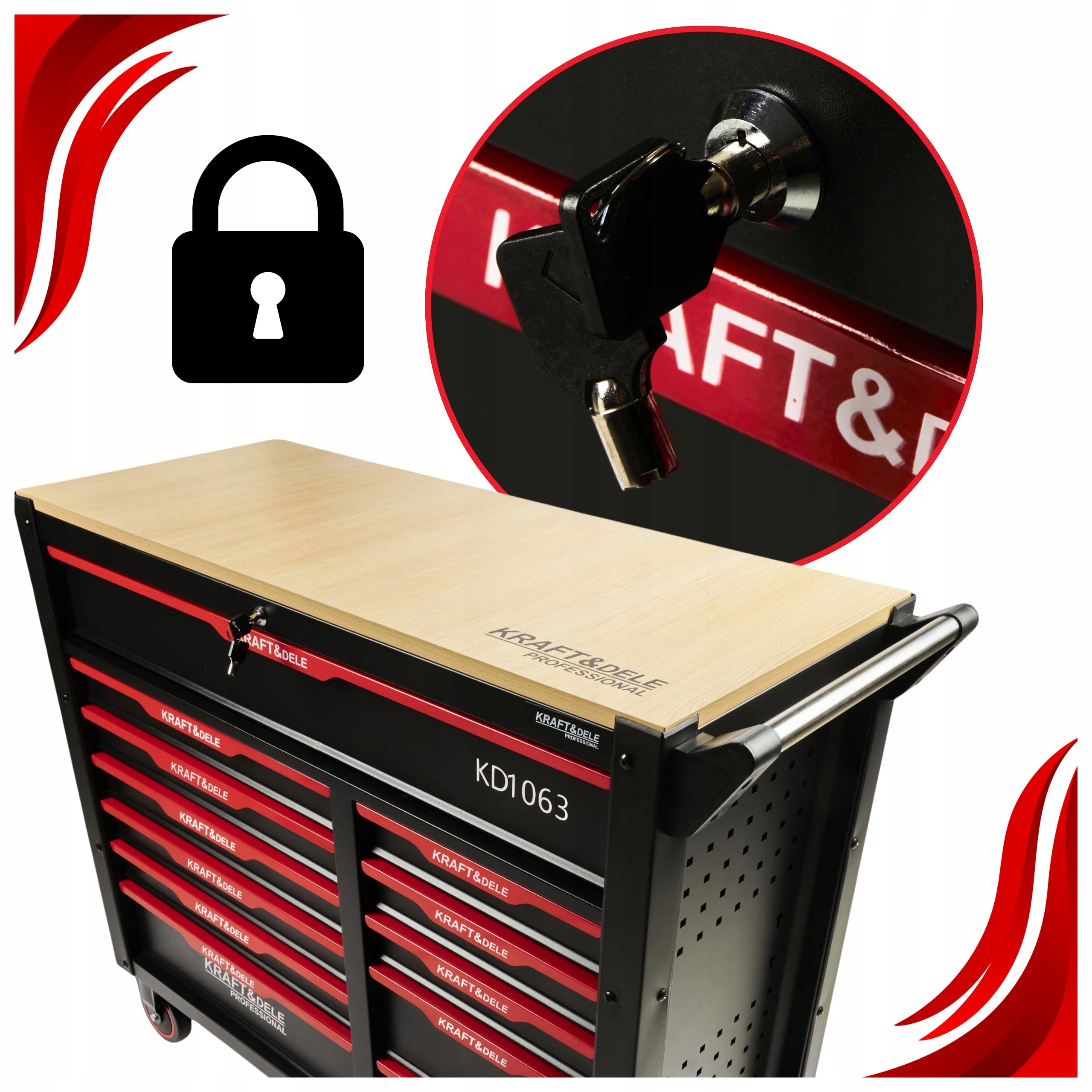 TOOL CABINET WITH WORKSHOP EQUIPMENT TOOL TROLLEY 479EL NEW* Brand no brand