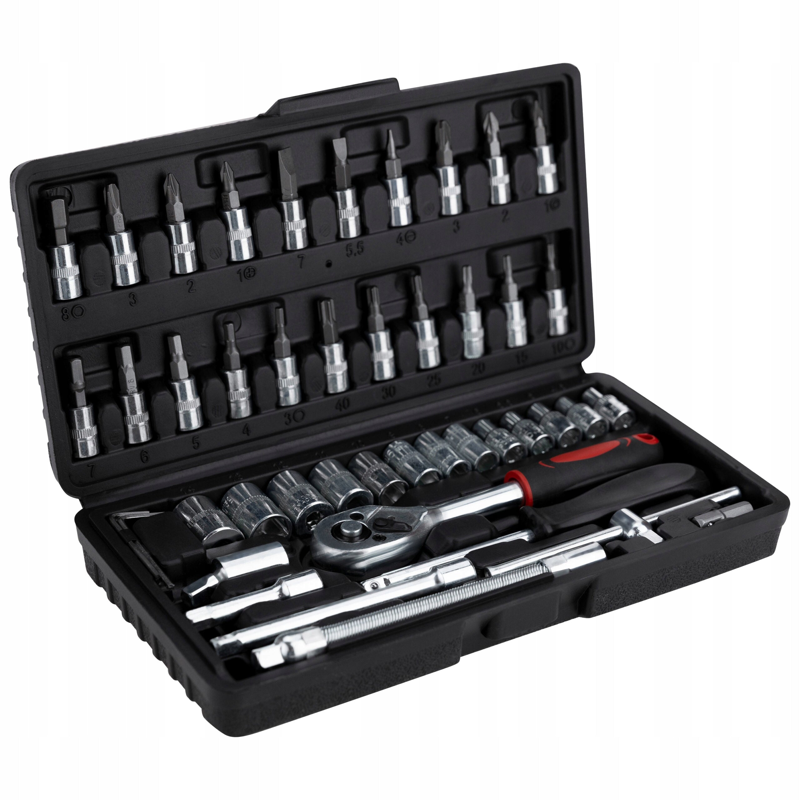 TOOL CASE TOOL SET WRENCHES 46 ELEMENTS SUPER SET 7915