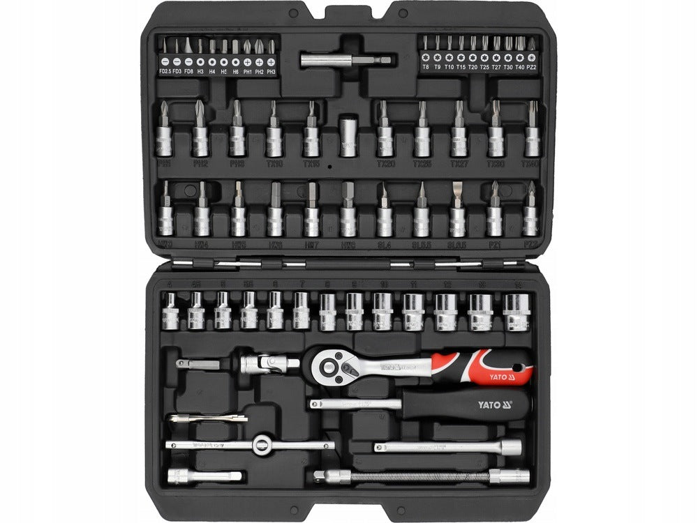 TOOL SET 1/4" 68 PCS YT-14502 YATO