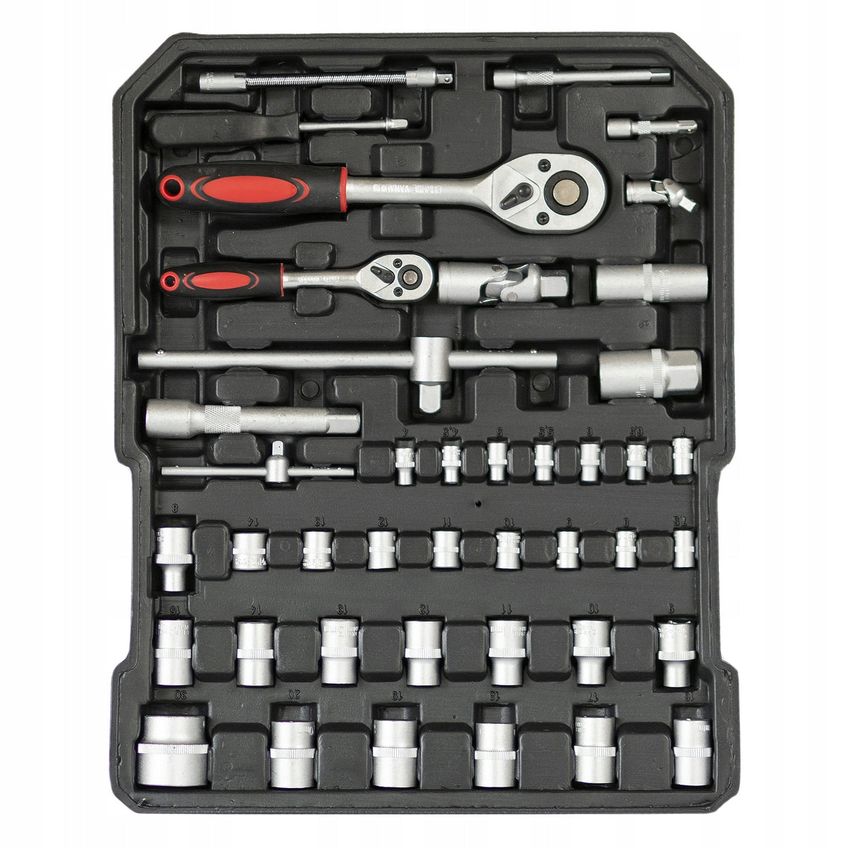 TOOL SET 419 EL TRANSPORT CASE WHEELS KEYS FLAT CAPS Brand Boxer