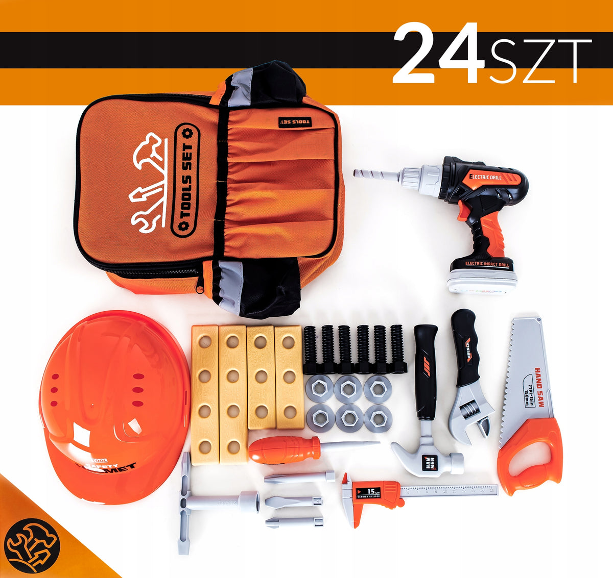 TOOL SET DIY backpack workshop in backpack SCREWDRIVER keys Brand Sapphire Kids