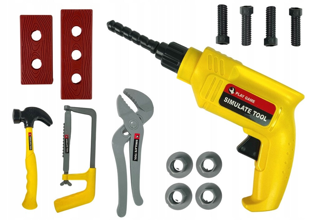TOOL SET FOR CHILDREN HAMMER DRILL Color multicolor