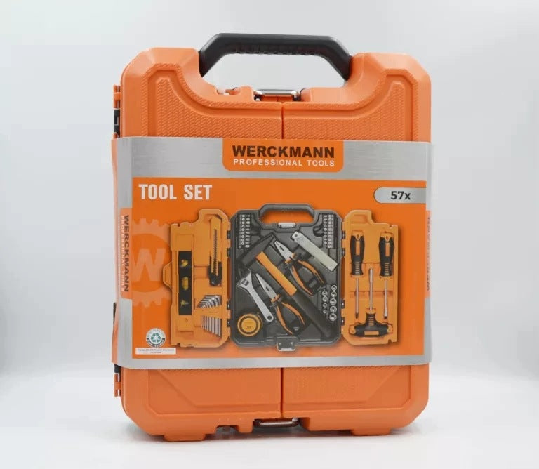 TOOL SET WERCKMANN 57 ELEMENTS IN A SUITCASE