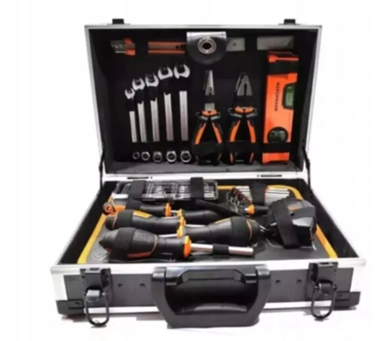 TOOL SET WERCKMANN 95 ELEMENTS IN A SUITCASE