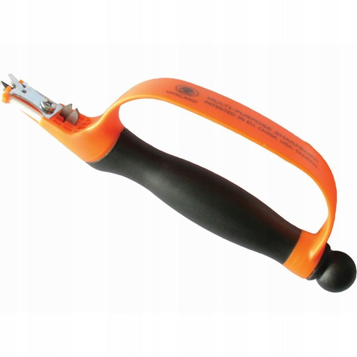 TOOL SHARPENER AT HOME GARDEN PRUNER KNIFE SCISSORS +OIL