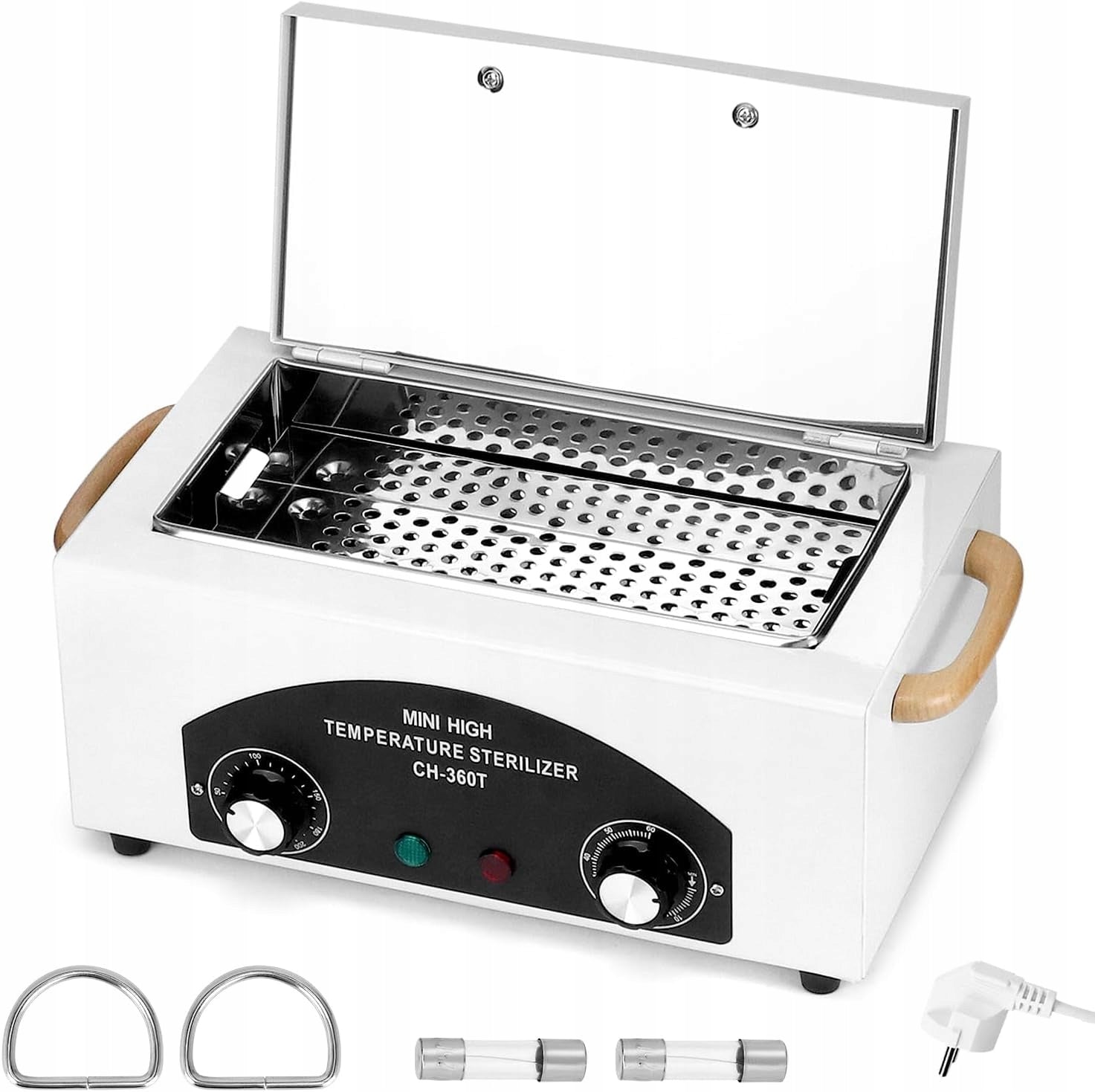 TOOL STERILIZER 220°C 2L TIMER MANICURE PEDICURE DENTAL