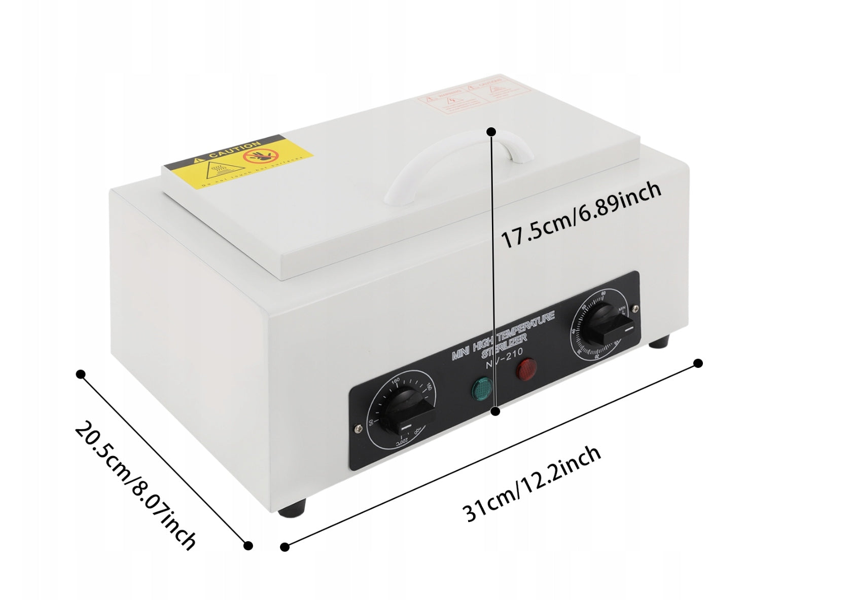 TOOL STERILIZER 300W 200°C FOR NAIL MANICURE COSMETIC TIMER Manufacturer code STERYLIZATOR NARZĘDZI DO PAZNOKCI 300W