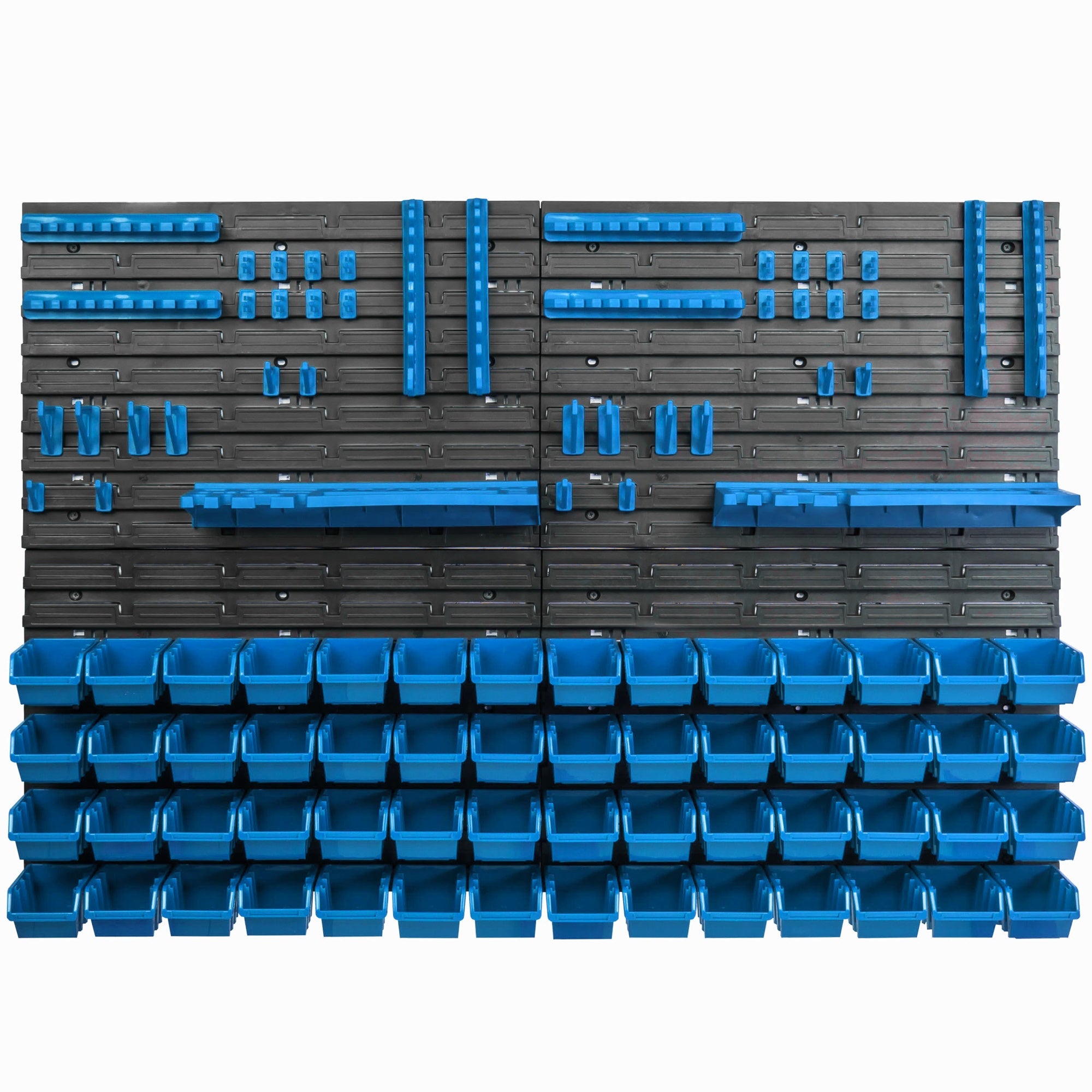 TOOL WALL BOARD 115x78 CM FOR GARAGE 56 BOXES WORKSHOP KEYS Additional features hangable