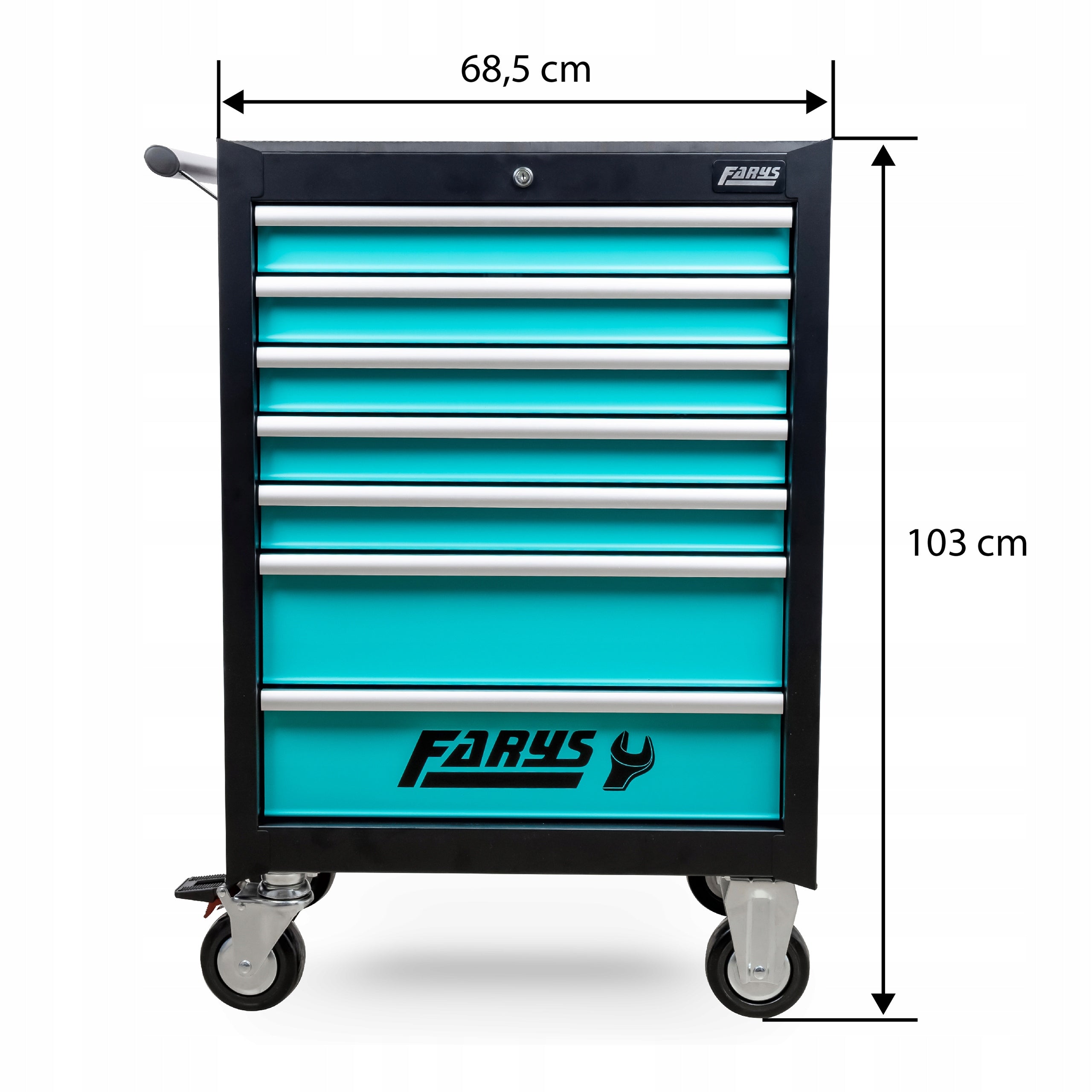 TOOL WORKSHOP TROLLEY ON WHEELS MOBILE SERVICE CABINET FR4045 Manufacturer code FR4045