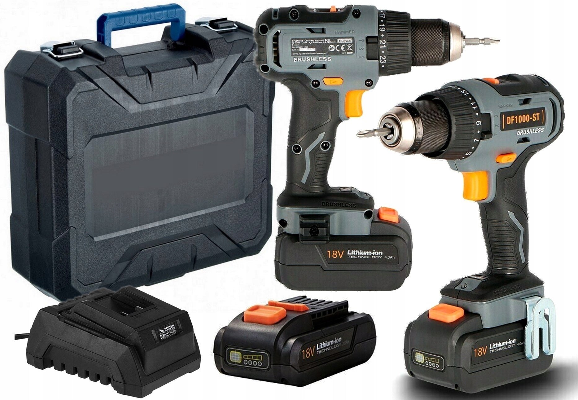 TOOLSON IMPACT DRIVER 2x18V 4.0Ah BRUSHLESS 60NM SAMSUNG