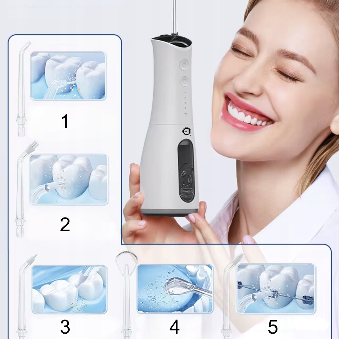 TOOTH IRRIGATOR WIRELESS DENTAL WATERPROOF 3 OPERATING MODES Kind wireless
