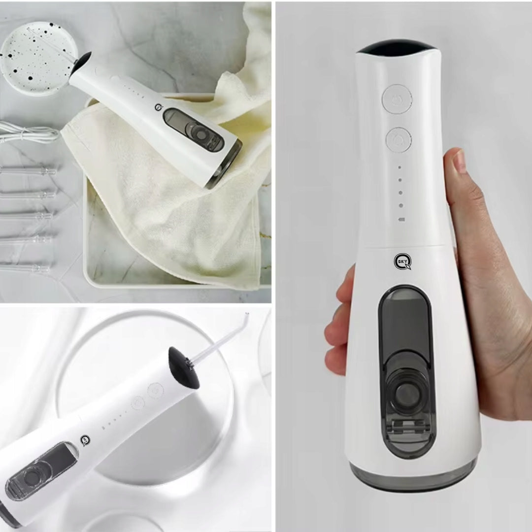 TOOTH IRRIGATOR WIRELESS DENTAL WATERPROOF 3 OPERATING MODES Model Easy