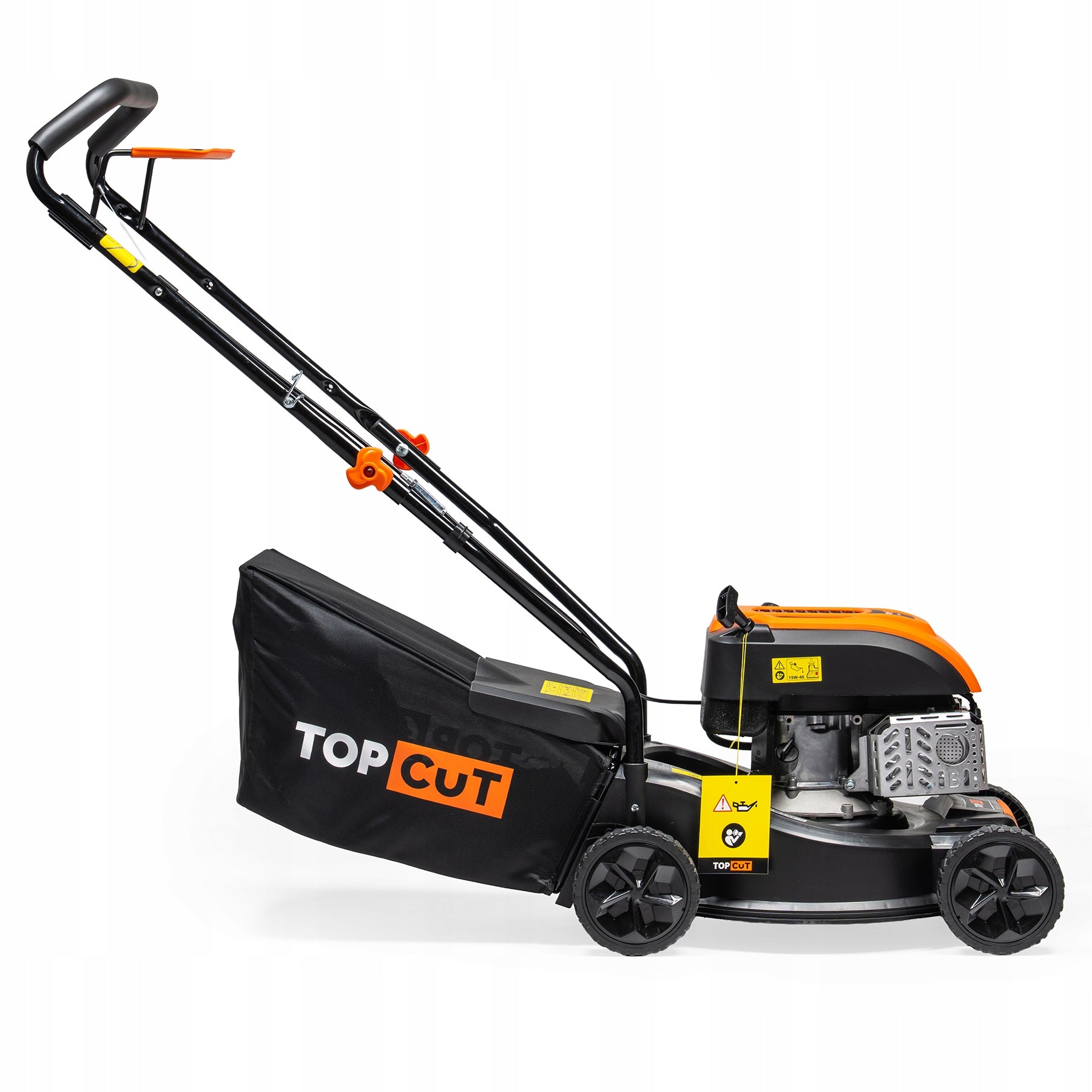 TOP CUT LAWN MOWER WITHOUT DRIVE 149CC 40CM 45L LIGHT REVERSE Basket capacity 45 l