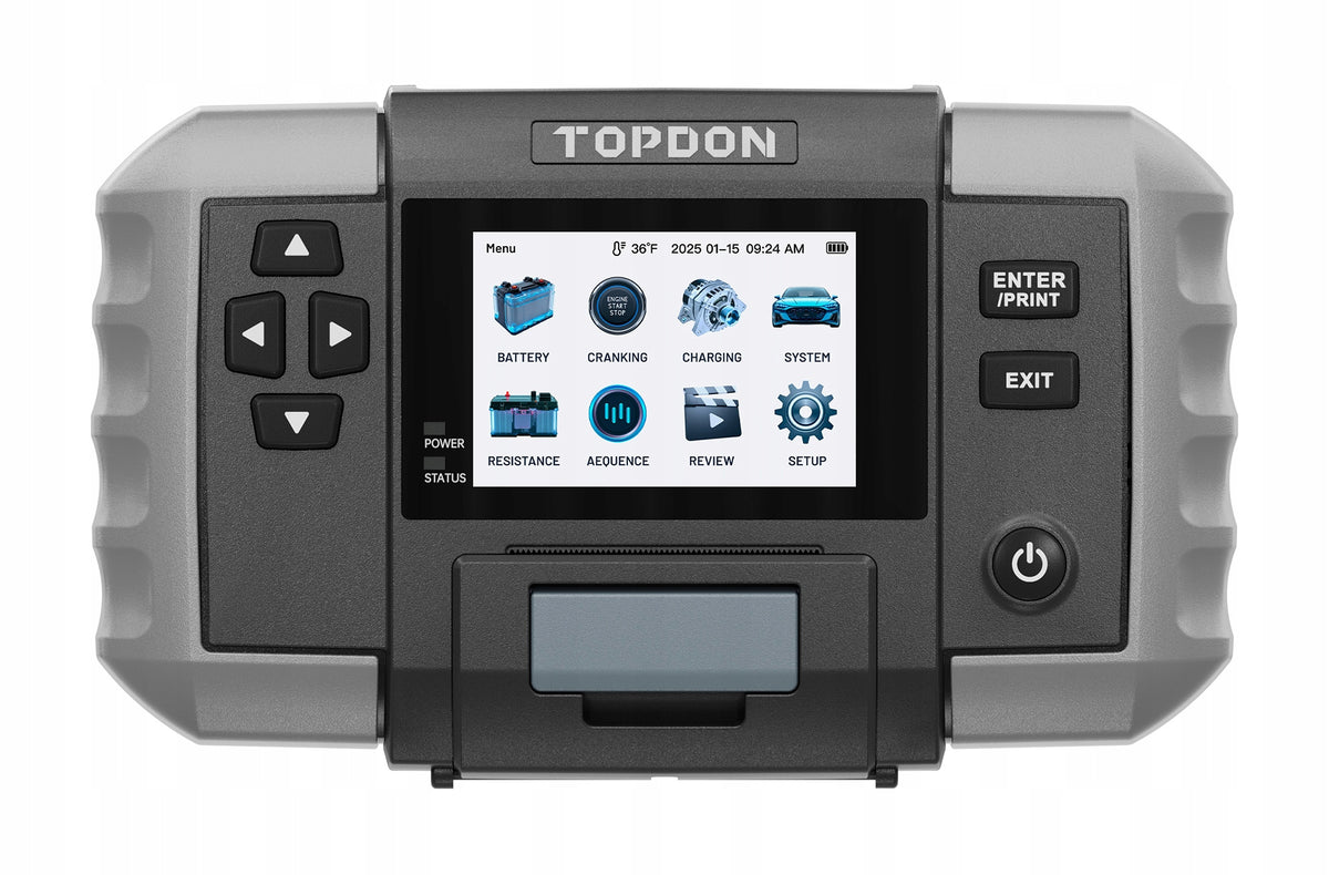 TOPDON Tester autobaterií BT600P Manufacturer code TOPBT600P