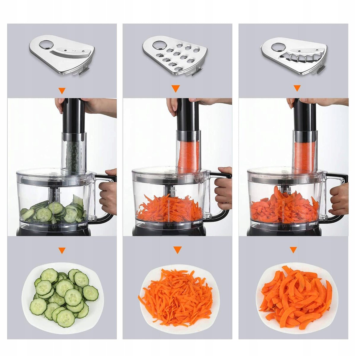 TOPSTRONG Food Processor 800W 2L Malakser With Three Cutting Disc Brand TopStrong