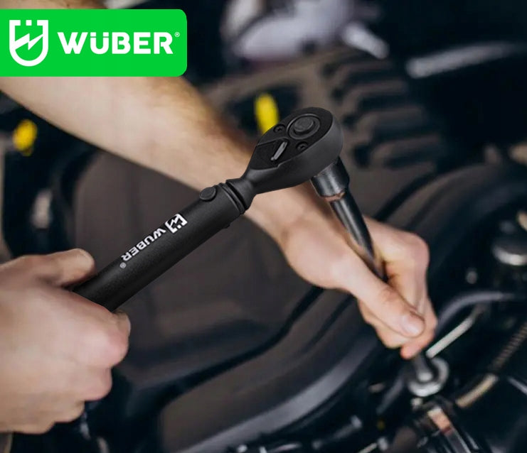TORQUE WRENCH 1/2"WITH LOCK 10-60NM COMPLIANCE WITH ISO 6789 CRV CASE Manufacturer code W46005 KLUCZ DYNAMOMETRYCZNY 1/2" WUBER
