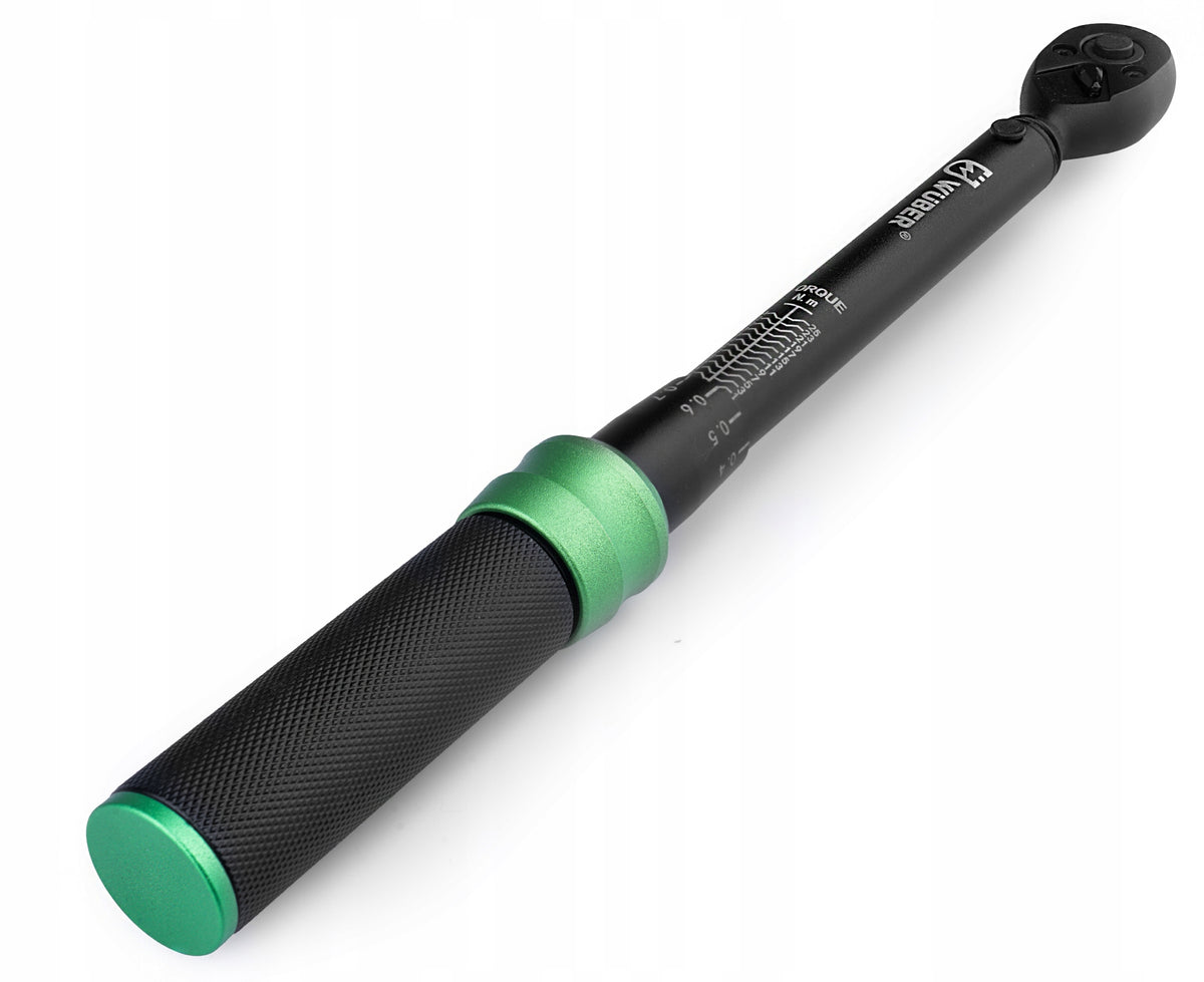 TORQUE WRENCH 1/4" WITH LOCK 1-25NM COMPLIANCE WITH ISO 6789 CRV CASE Manufacturer code W46001 KLUCZ DYNAMOMETRYCZNY 1/4" WUBER
