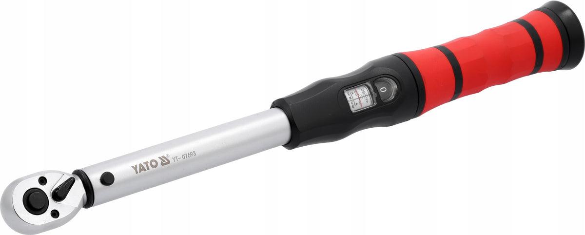 TORQUE WRENCH 3/8" 20-120Nm 425mm WITH SETTING WINDOW YATO Manufacturer code YT-07693