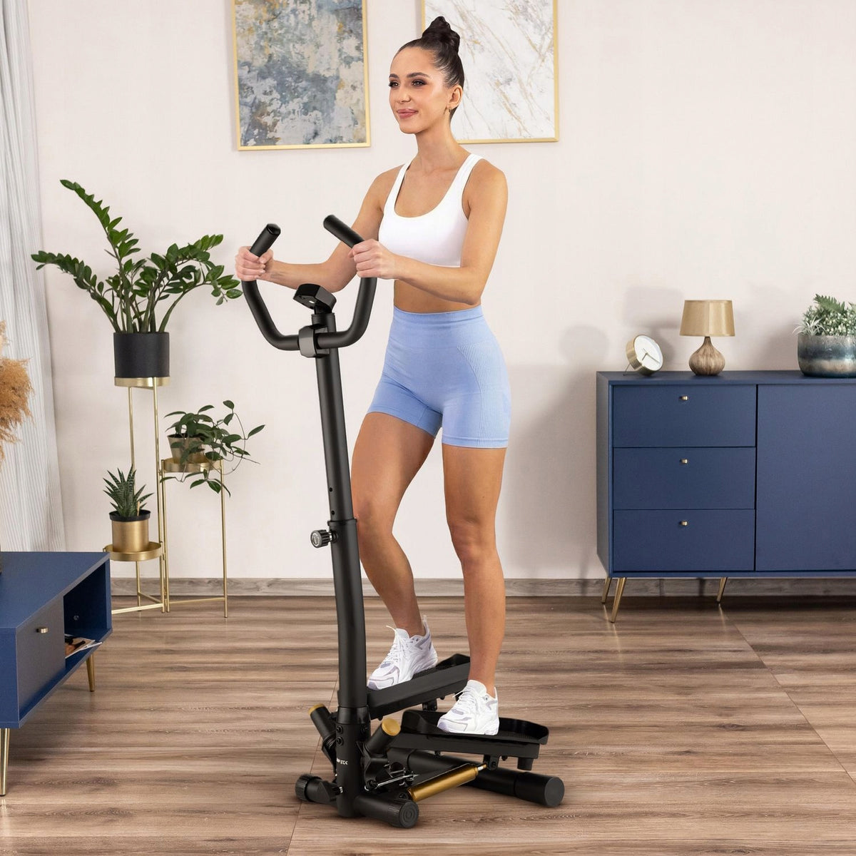 TORSION STEPPER WITH ADJUSTABLE KOULMNY ARMS AND LINKS XST900 GYMTEK Packaging status original