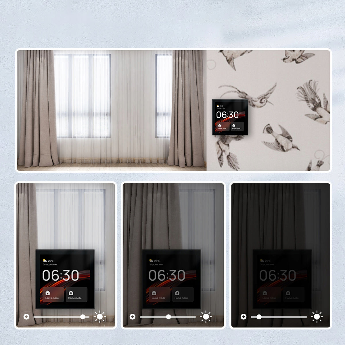 TOUCH PANEL LCD SCREEN REMOTE CONTROL HOUSE ZIGBEE TUYA SMART LIFE Alexa Manufacturer code DY-92TYZKP