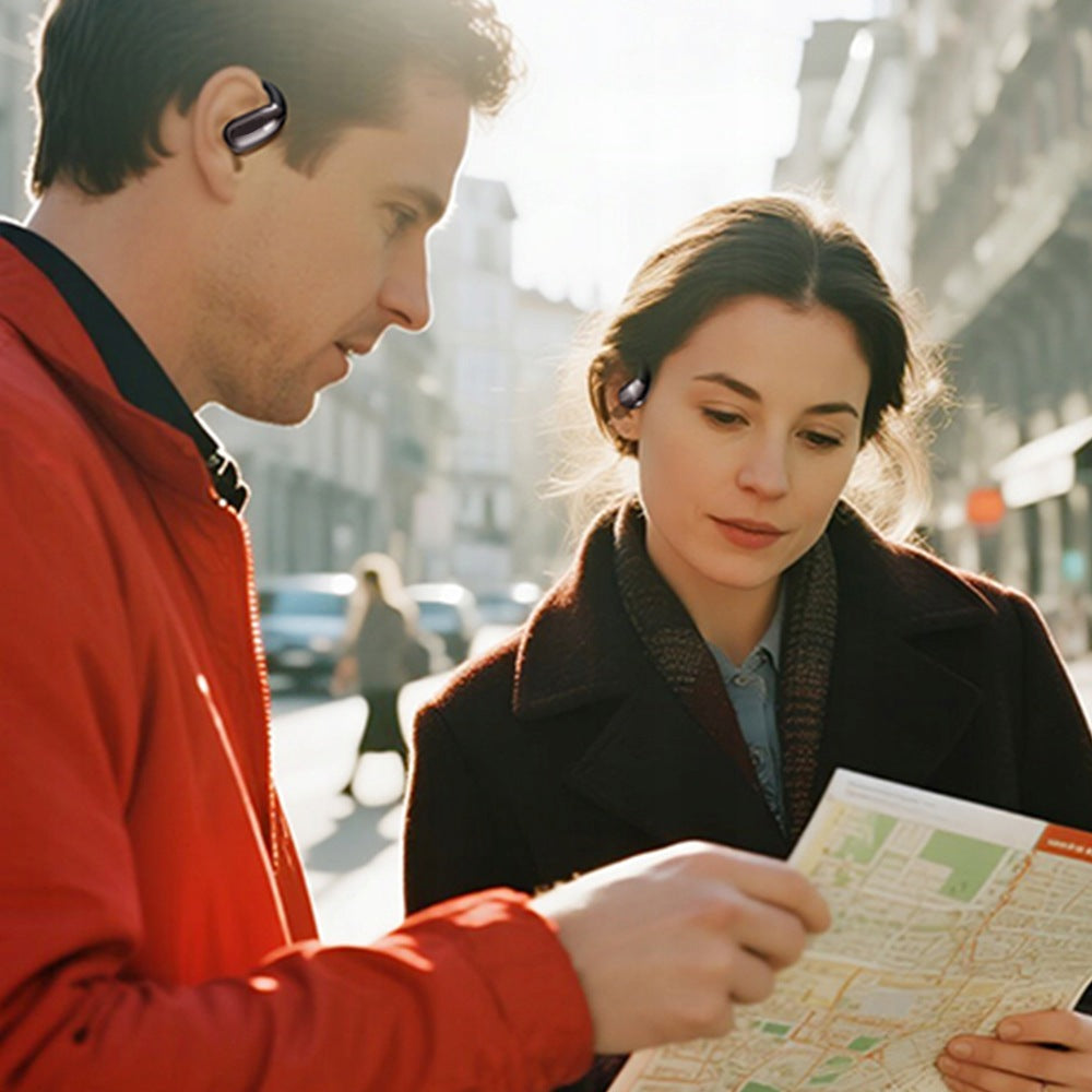 TOUCH SCREEN TRANSLATION HEADPHONES WITH 139 LANGUAGES FOR COMMUNICATION Manufacturer code BEDEE