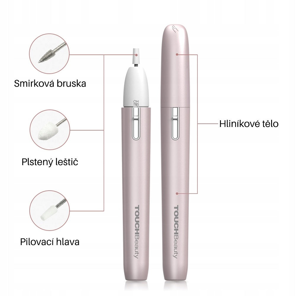 TOUCHBeauty 2035 Bruska na manikúru a pedikúru 3v1 Brand no brand