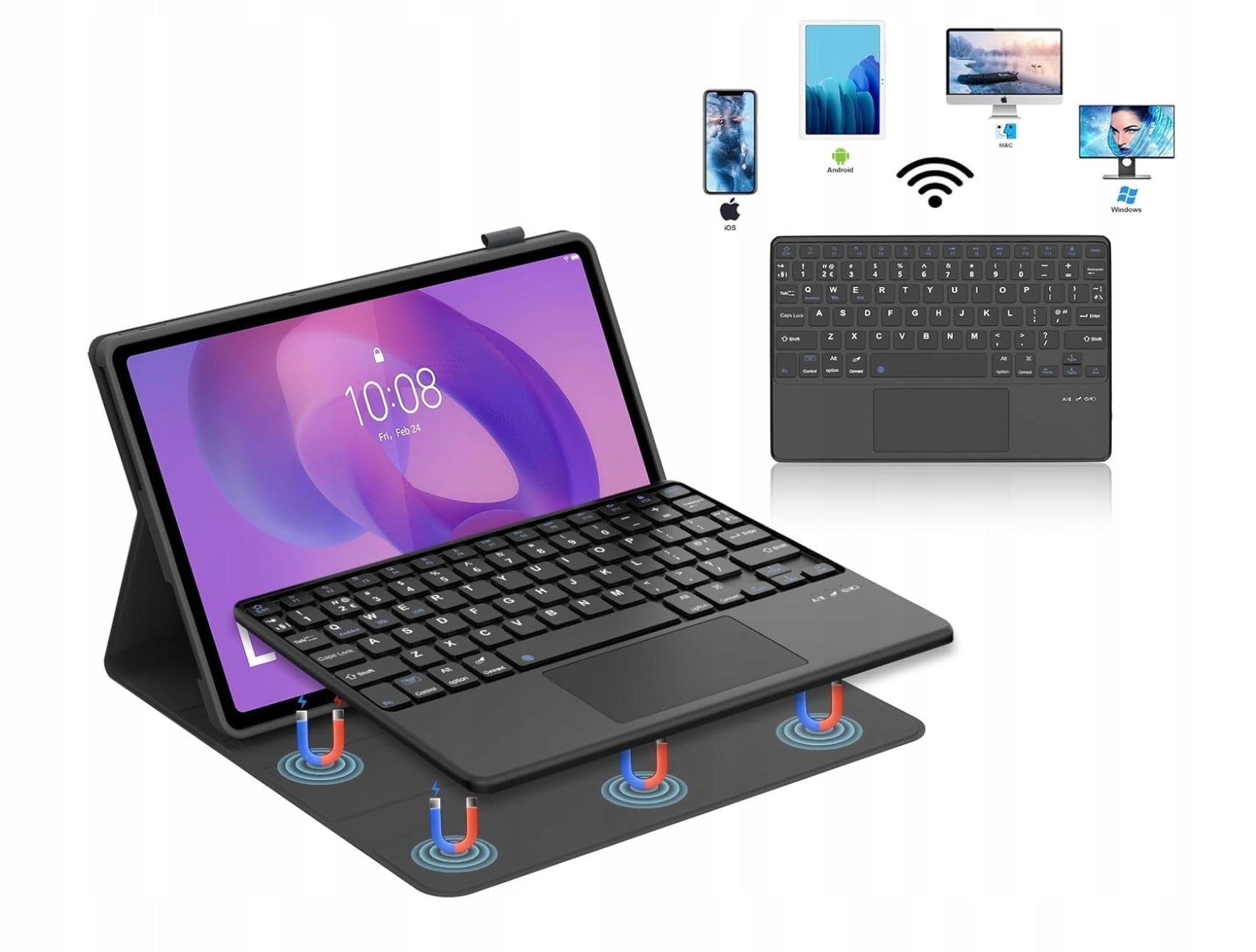 TOUCHPAD 3IN1 KEYBOARD CASE FOR LENOVO Idea Tab 11" 2025 TB336FU TB336ZU Packaging status original