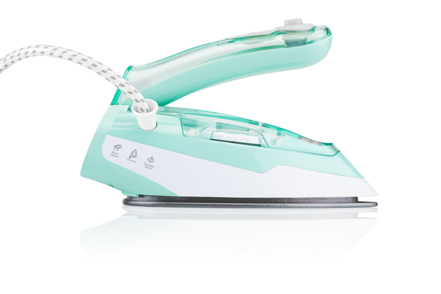 TOURIST IRON SMALL CERAMIC FOOT FOLDING TRAVEL ADJUSTMENT °C Brand ETA