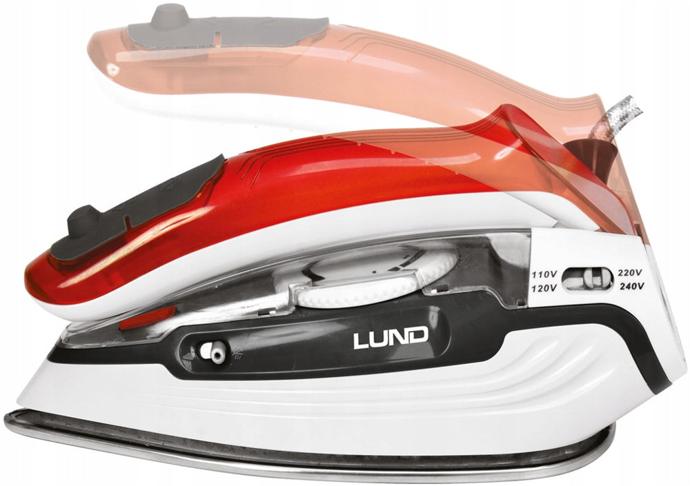 TOURIST IRON SMALL FOLDING HANDLE 1100W Brand Lund