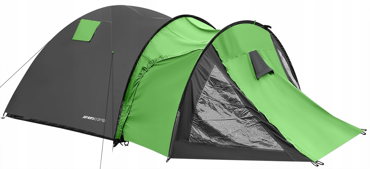 TOURIST TENT 4 PERSON VESTIBULE TROPIK CAMPING ENERO CAMP Cool