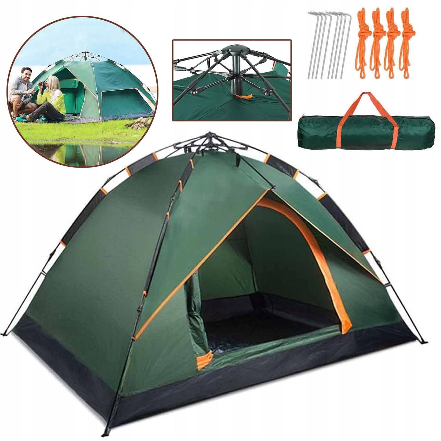 TOURIST TENT FOR 2-3 PERSONS, FAMILY CAMPING, WATERPROOF, CAMPING